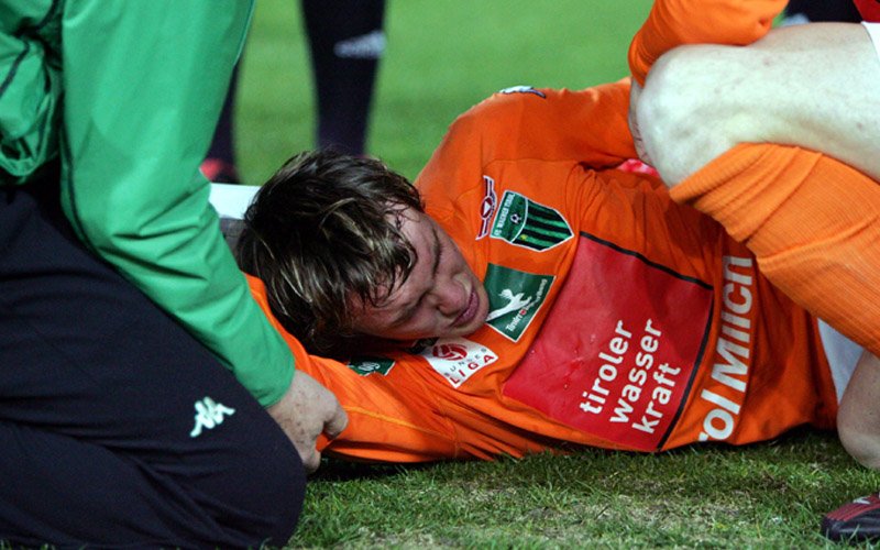 Auch Andi Hölzl wurde Opfer wilder Attacken von Admira Spielern
