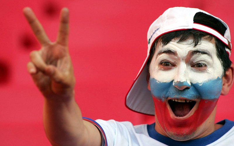 Russlands Fans wollen gegen Schweden einen Sieg ihrer Mannschaft sehen