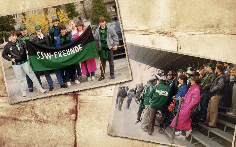 Schwarz-Grüne Freunde am alten Tivoli