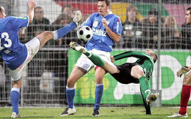 Stemmte sich gegen die Niederlage in der Untersbergarena - Ulrich Winkler