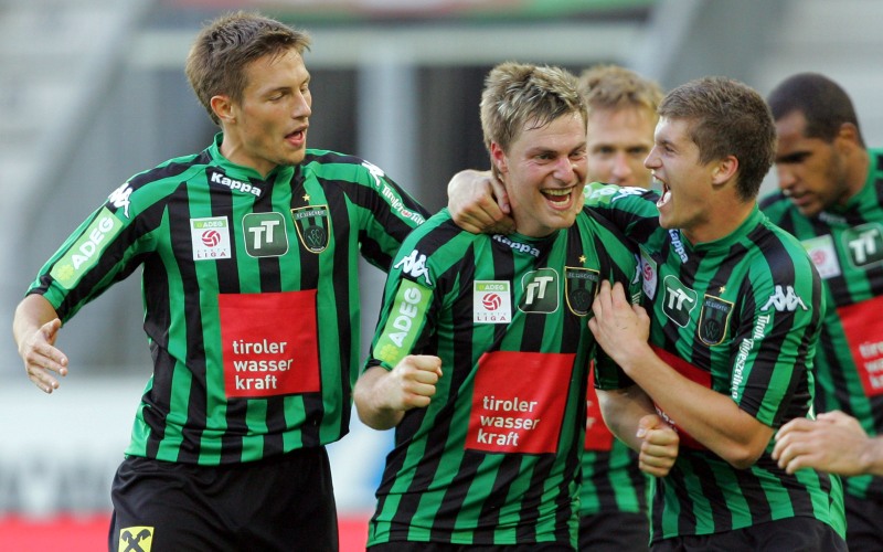 Am Freitag wollen die Spieler des Fc Wacker Innsbruck auch nach dem Spiel im Horr- Stadion jubeln