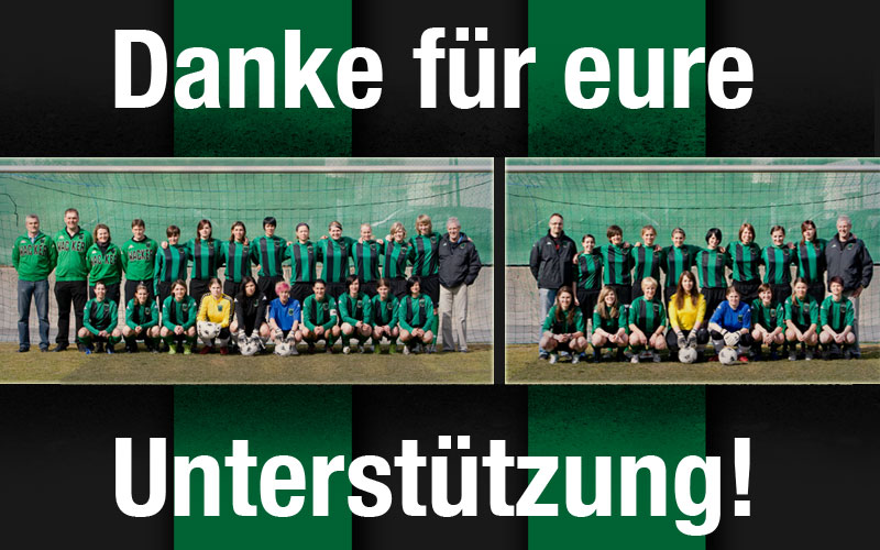 Danke für die Unterstützung