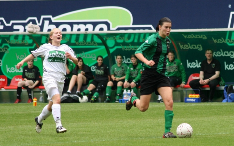 Will dass auch im Cupfinale die Neulengbacherinnen das Nachsehen haben - Kapitänin Hanschitz