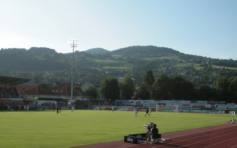 Vom schönen Hartberger Panorama ließen sich unsere Jungs nicht ablenken