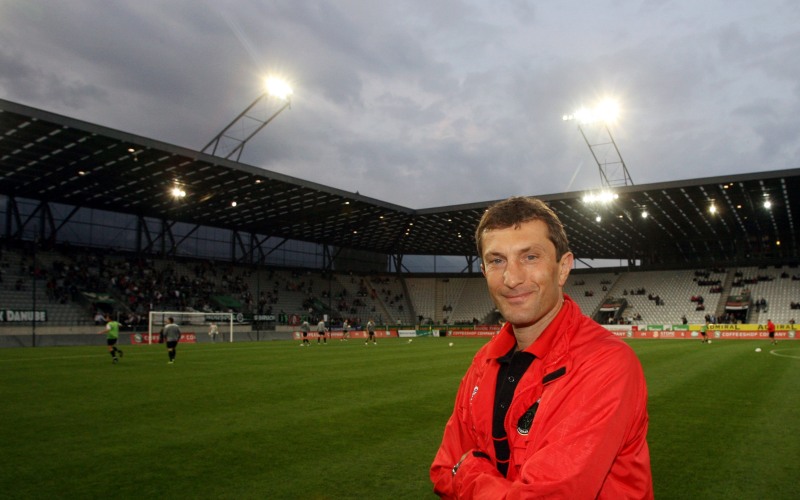 Innsbruck Trainer Walter Kogler hatte nach dem 7:0 Erfolg gegen Dornbirn gut lachen