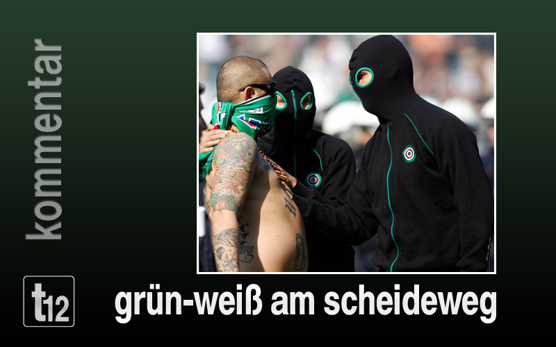 DIe Ausschreitungen im Hanappi Stadion schaden dem ganzen Fußball