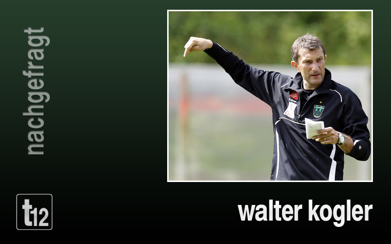 Walter Kogler probiert neue Systeme