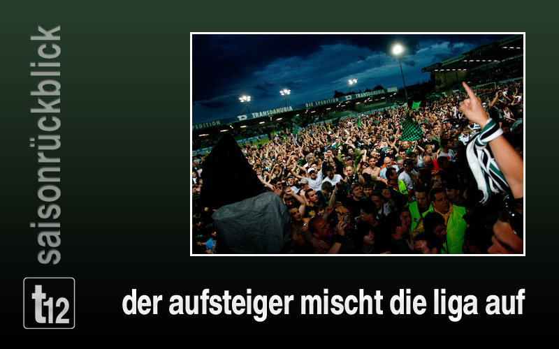 Die Aufstiegsfeier in Pasching