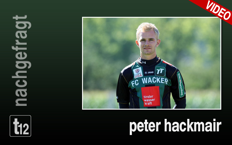 Peter Hackmair freut sich über seine Chance in Innsbruck