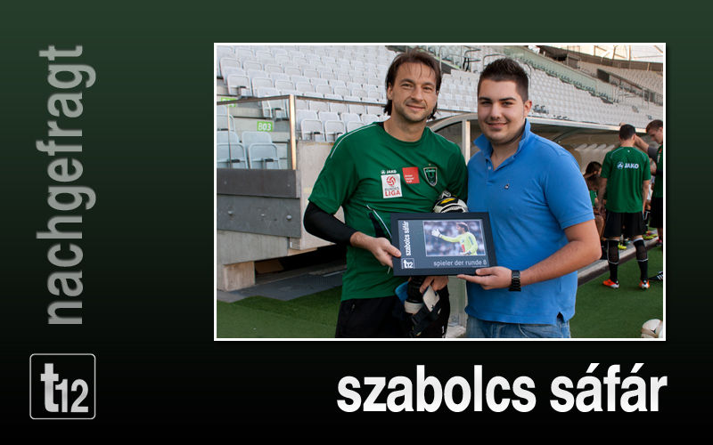 Szablocs Safar freute sich über die Auszeichnung