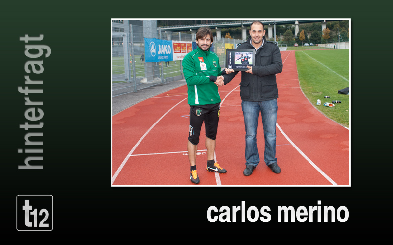 Carlos Merino freute sich über die Auszeichnung