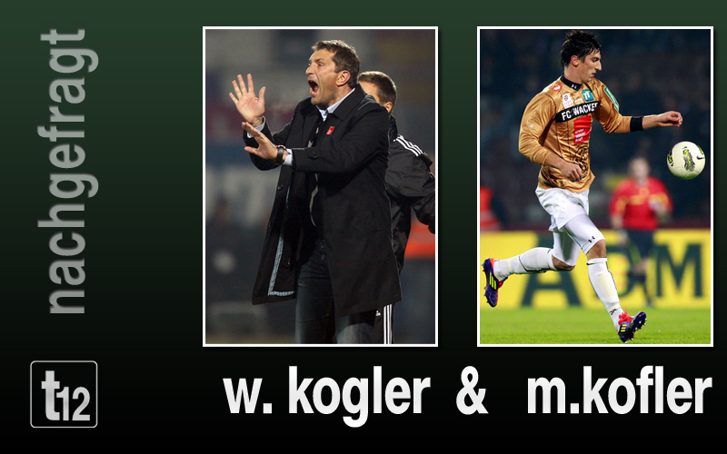 Marco Koffer und Walter Koller vor dem Spiel