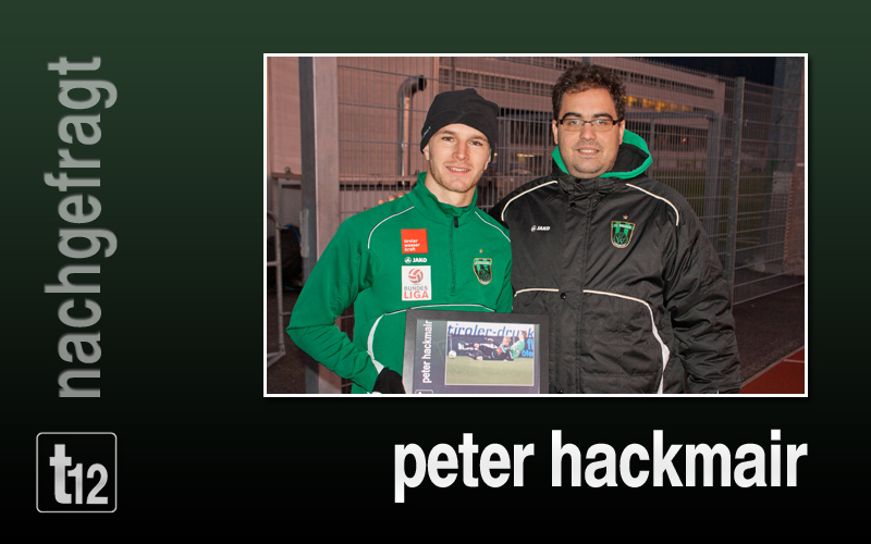 Peter Hackmair freute sich über die Auszeichnung zum Spieler der Runde