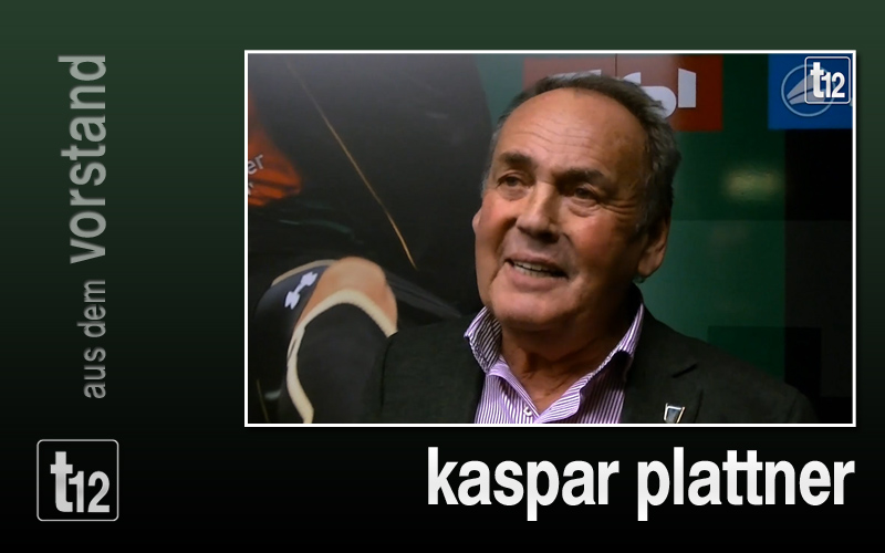 Obmann oder bald Präsident? Kaspar Plattner