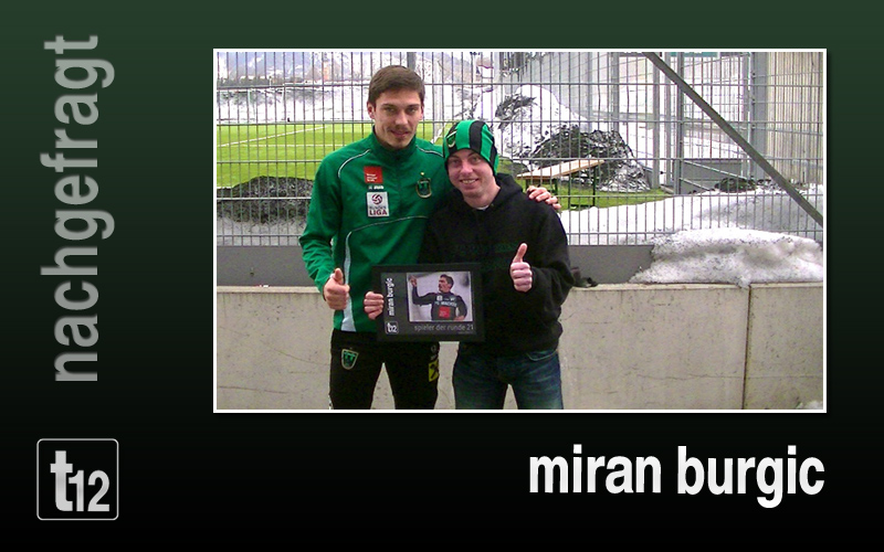 Miran Burgic bei der Übergabe