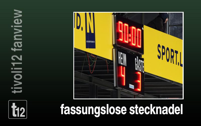 fassungslose Stecknadel