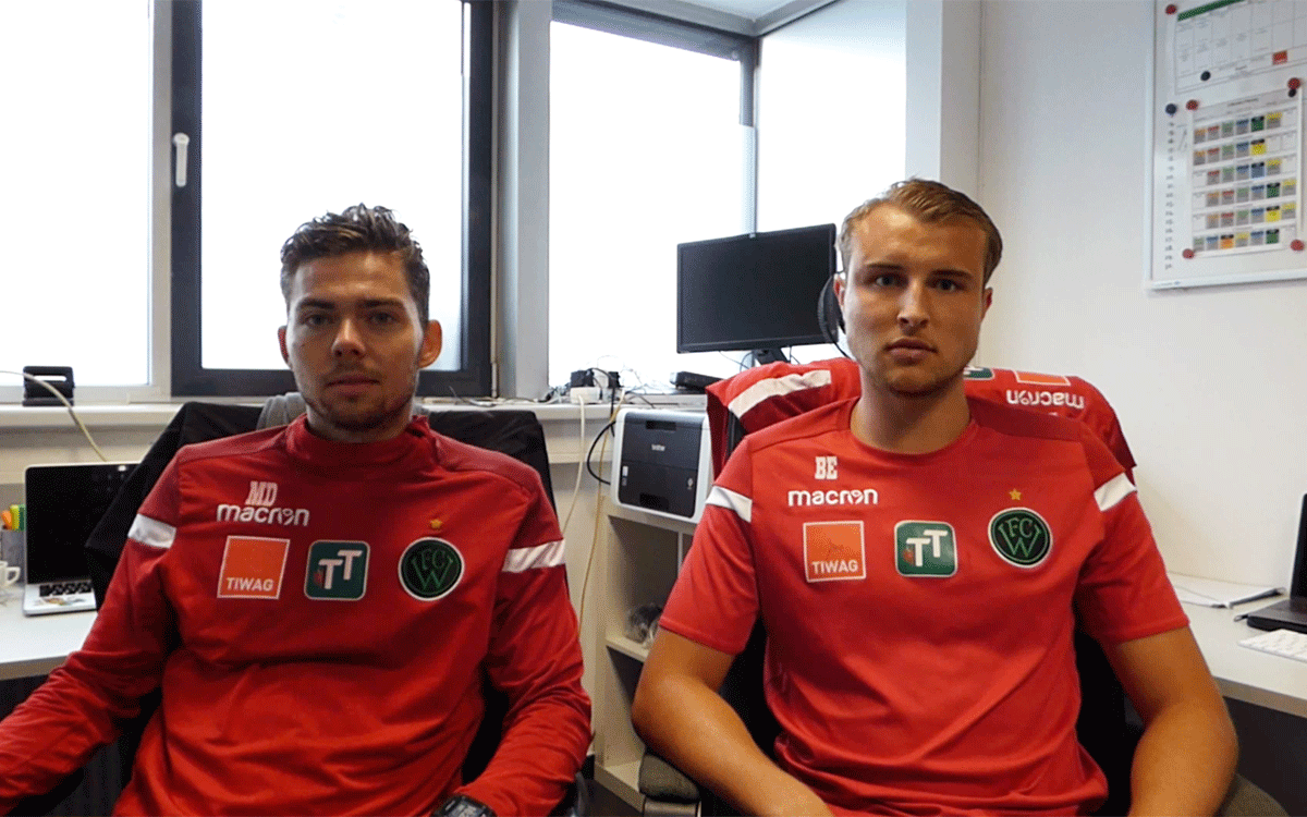 E. Braunhofer & D. Müller: „Das oberste Ziel ist es, die Spieler topfit zu halten!“