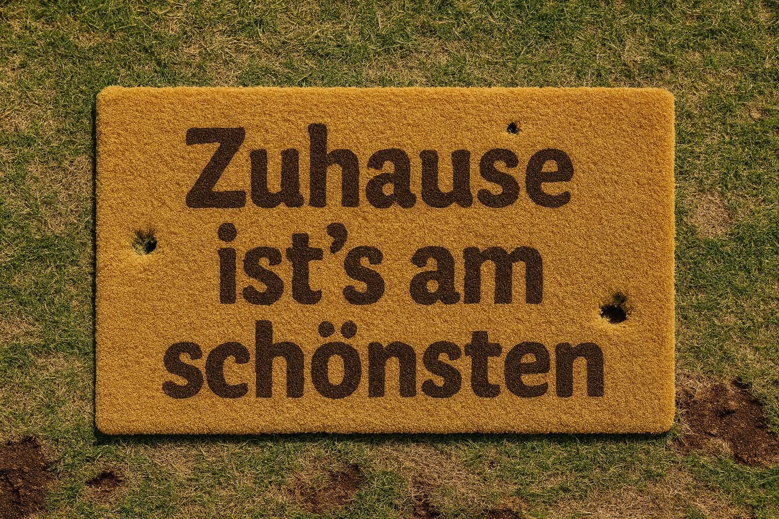 Zu Hause ist es doch am schönsten!